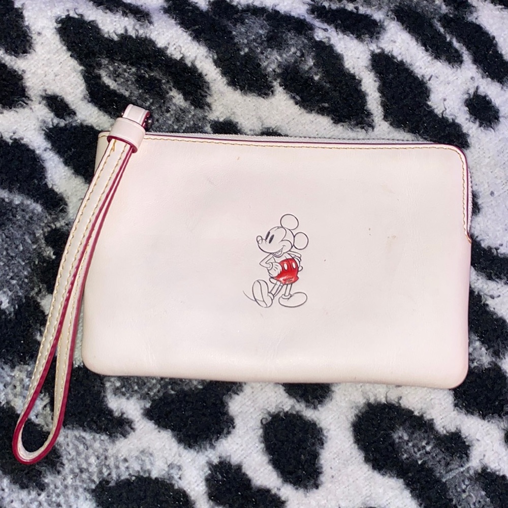 Limited edition Mickey Mouse Coach Wristlet